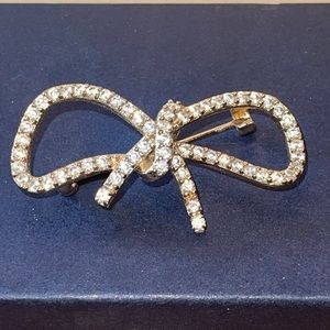 Banana Republic Crystal BOW BROOCH ☀️ BLING 😎